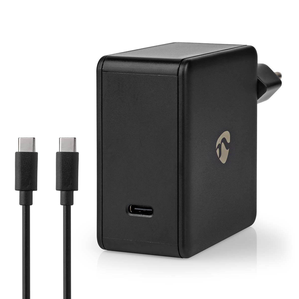 Chargeur secteur USB type C 3.25A 65W avec câble de 2m - Noir – Image 3