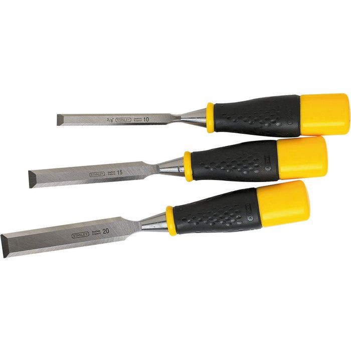 Coffret de 3 ciseaux à bois - Stanley