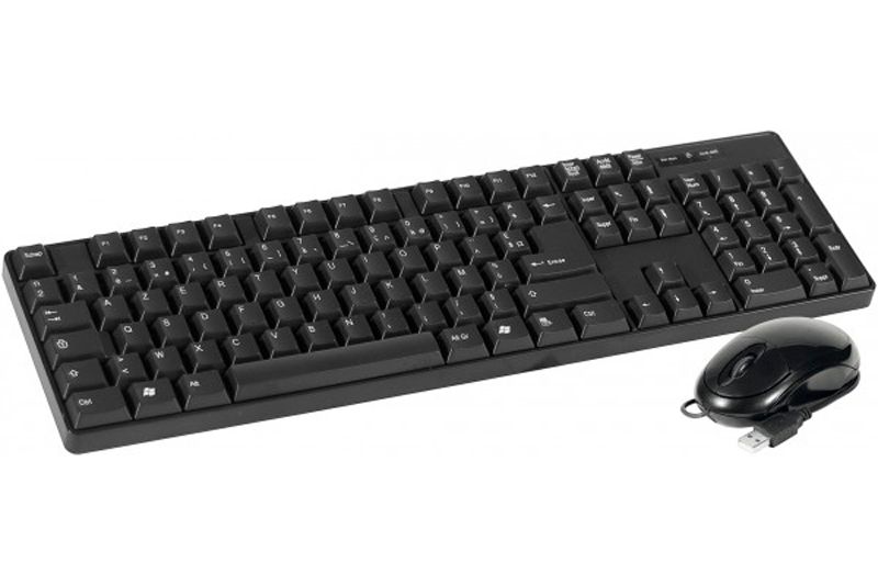 Pack clavier souris Standard noir USB