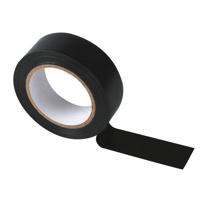 Ruban adhésif isolant noir - 15 mm - 10 m - Dhome