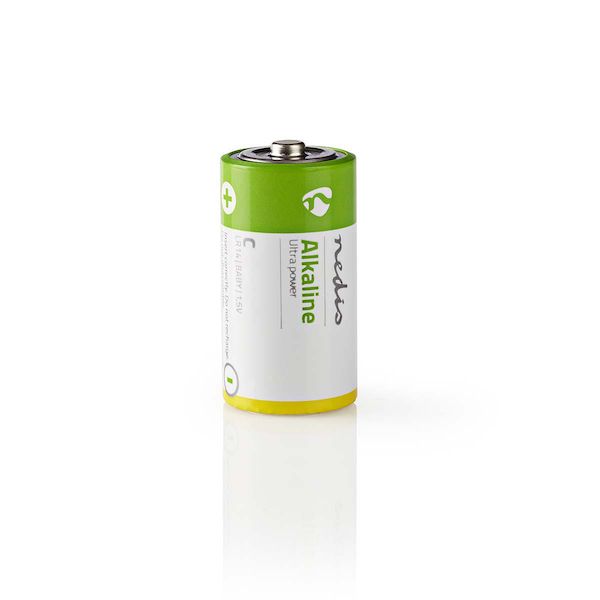 Pack de 2 piles Alcaline 1.5V - C / LR14