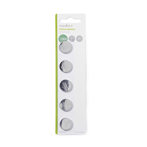 Pack de 5 piles bouton Lithium 3V - CR2032 – Image 3