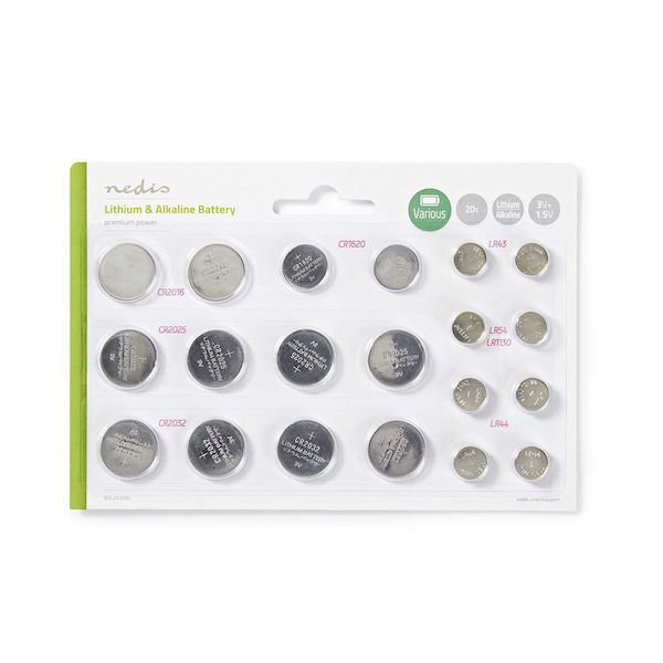 Pack de 20 piles Lithium 3V type CR et 1.5V LR – Image 2