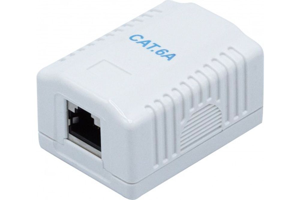 Boitier mural ethernet RJ45 Cat 6a blindé