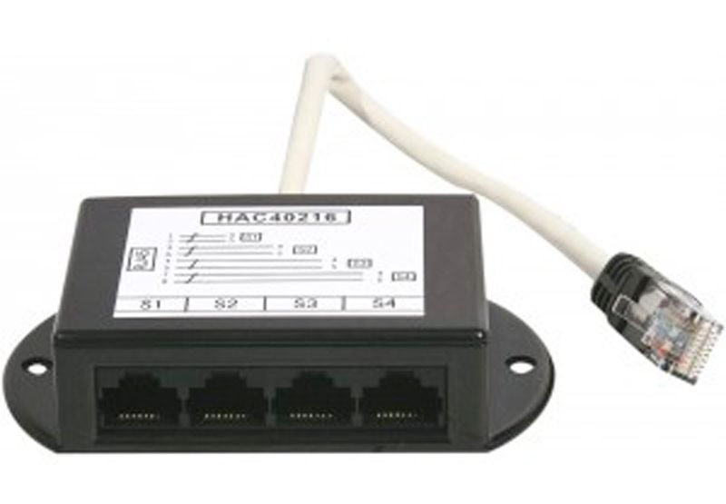 Doubleur RJ45 téléphonique 4 voies