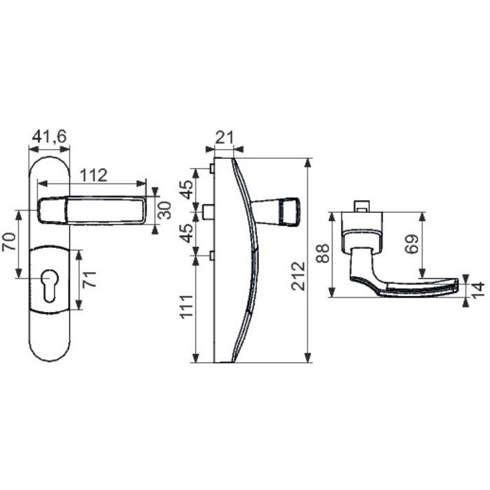 Module à béquille FLUID - Blanc - JPM – Image 2