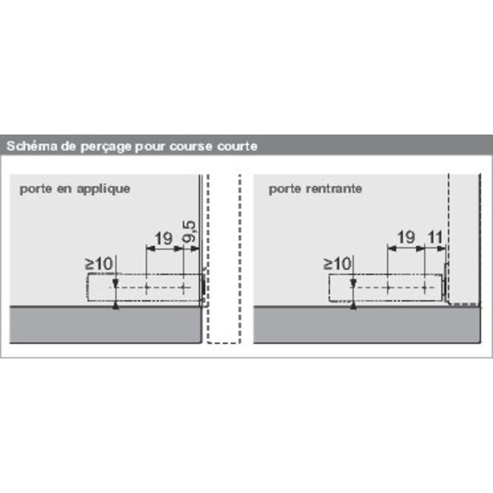 Système d'ouverture de porte push to open à broche Strong - Hettich – Image 2