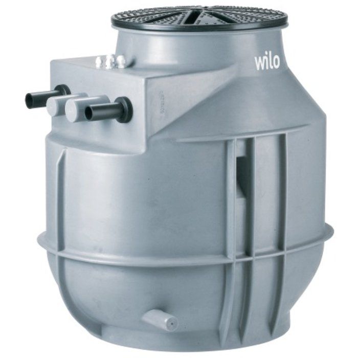 Station de relevage - Drainlift ws 50E Basic - Wilo - Gris & noir