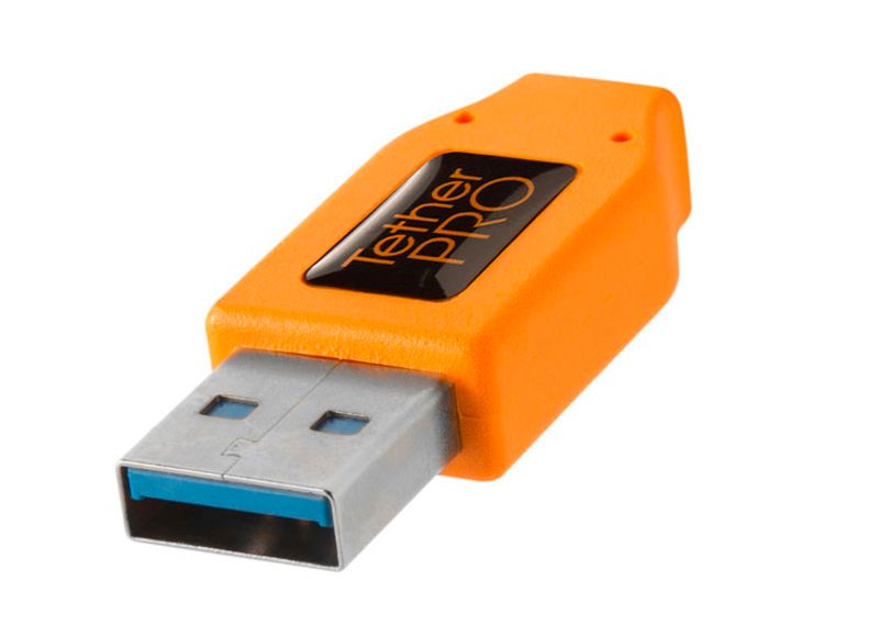 Câble USB vers micro USB B 3.0 TetherPro CU5454 - Orange 4.60m – Image 3