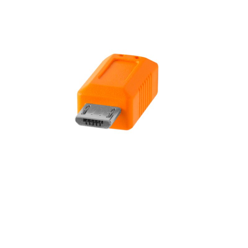 Câble USB-C vers micro USB B 2.0 5 pins TetherPro CUC2515 - Orange 4.60m – Image 3