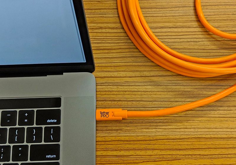 Câble USB-C vers micro USB B 2.0 5 pins TetherPro CUC2515 - Orange 4.60m – Image 4
