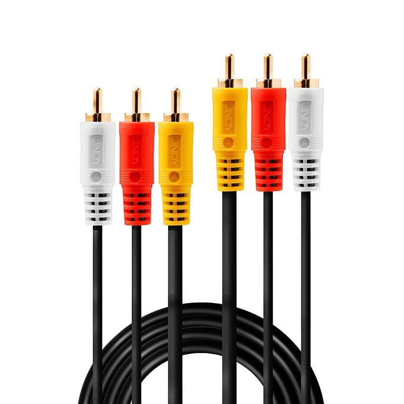 Câble audio vidéo 3 x RCA Premium – Image 2