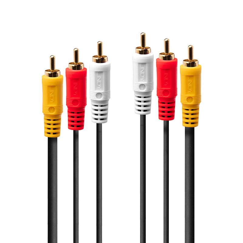Câble audio vidéo 3 x RCA Premium – Image 3