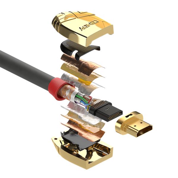 Câble HDMI 2.0 compatible 4K GOLD Line – Image 4