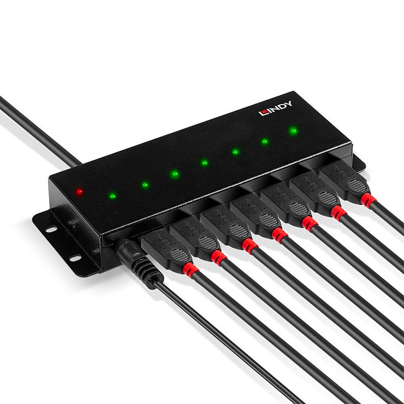 Hub USB 2.0 7 ports Noir – Image 4