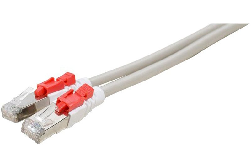 Câble Ethernet Cat 6a à verrouillage S/FTP double blindage