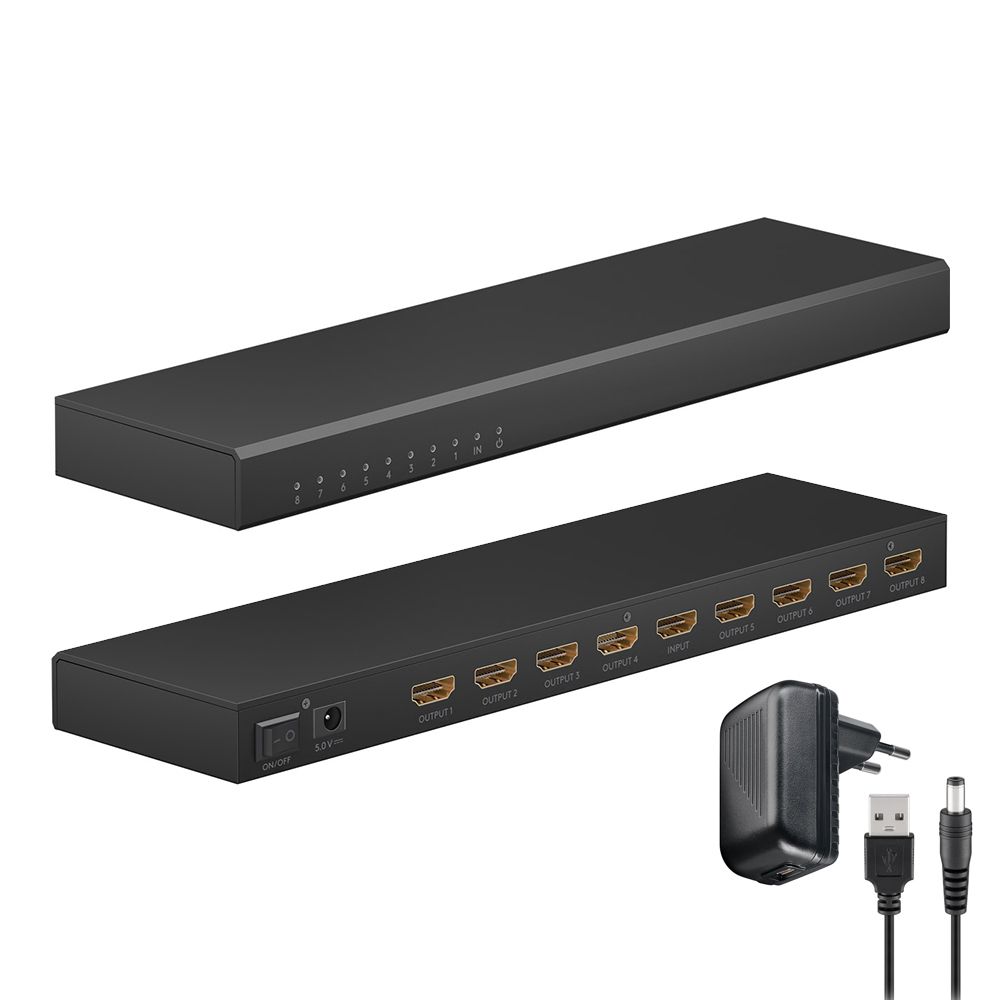 Splitter HDMI 2.0 4K 60Hz 8 sorties – Image 2