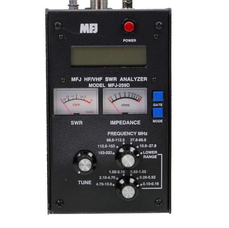 MFJ-259D Analyseur d'antenne 0,1 - 230MHz
