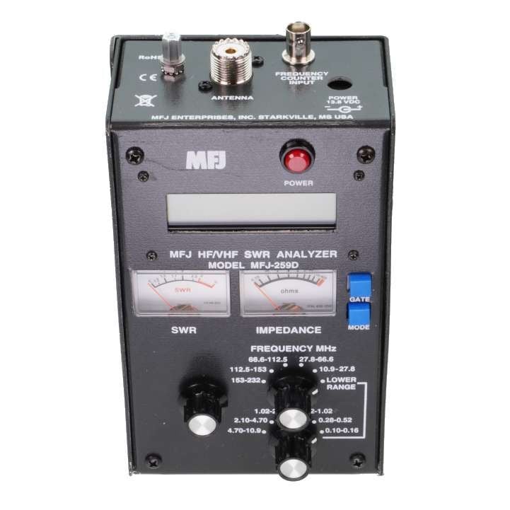 MFJ-259D Analyseur d'antenne 0,1 - 230MHz – Image 3