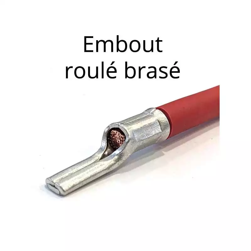 Cosse embout roulé brasé – Image 2