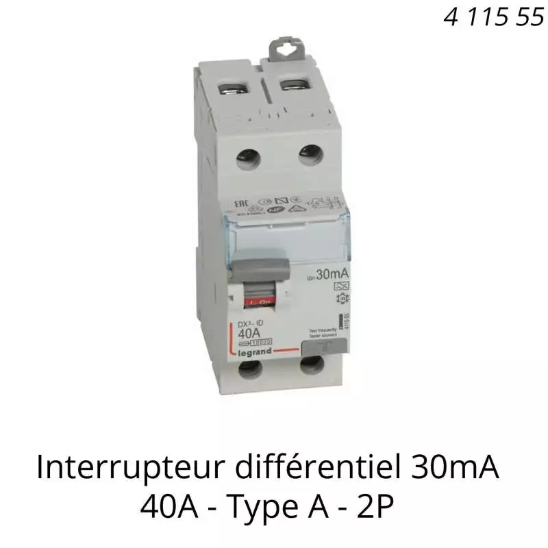 Interrupteur différentiel Legrand