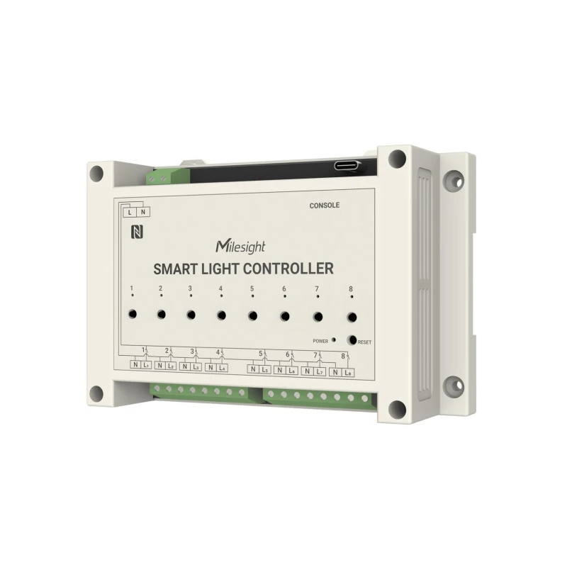 MILESIGHT - Commande d'éclairage LoRaWAN 8 relais - Switch Type – Image 3
